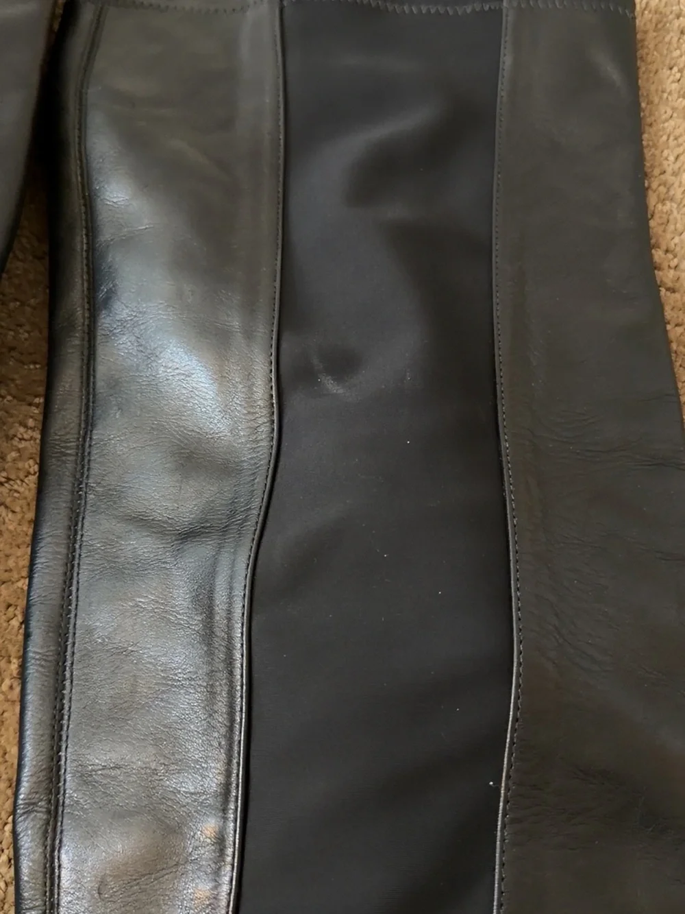 AREZZO Over-the-Knee Black Pointed-Toe Stiletto Boots